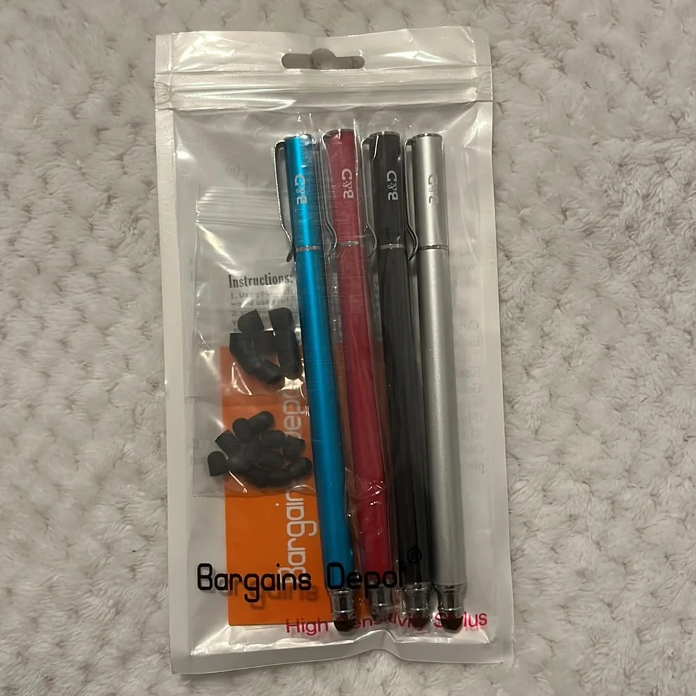 Bargains Depot High Sensitivity Stylus 4-Pack - Picture 6 of 11